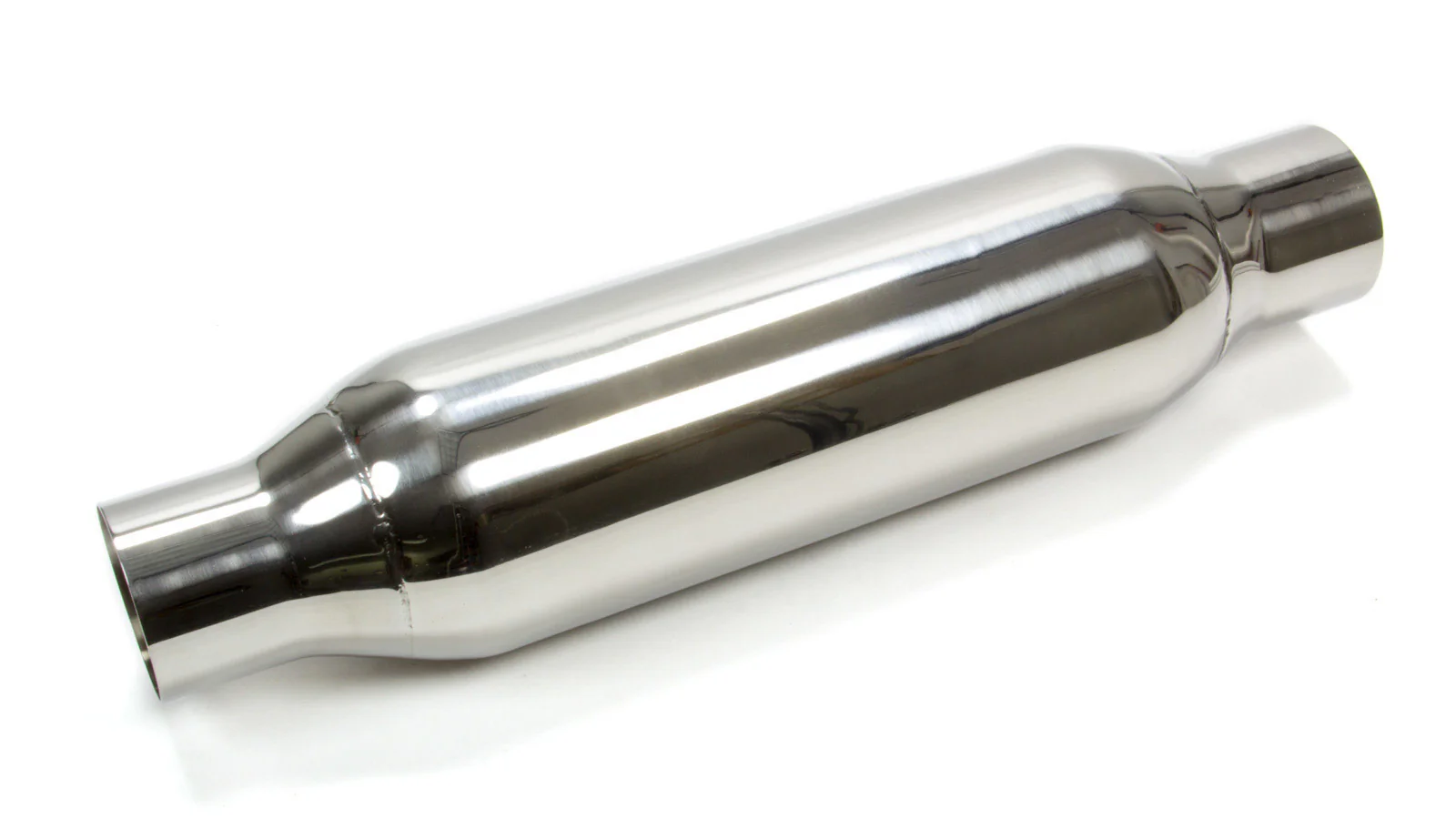 Moroso 94054 S/S Spiral Flow Muffler - 2.5In Polished