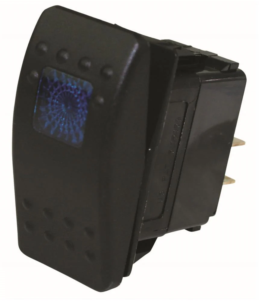Moroso 97541 Repl. Blue LED Light Rocker On-Off Switch