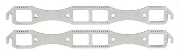 Mr.Gasket 7430G Alum. Exhaust Gasket Set BBM w/Rect. Ports