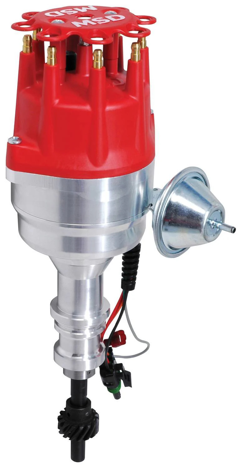 MSD 83541 Ready-To-Run Distributor for Small Block Ford Windsor W/ Steel Gear
