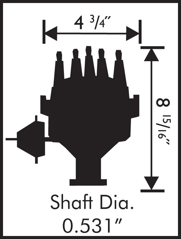 MSD 83541 Ready-To-Run Distributor for Small Block Ford Windsor W/ Steel Gear - Image 2