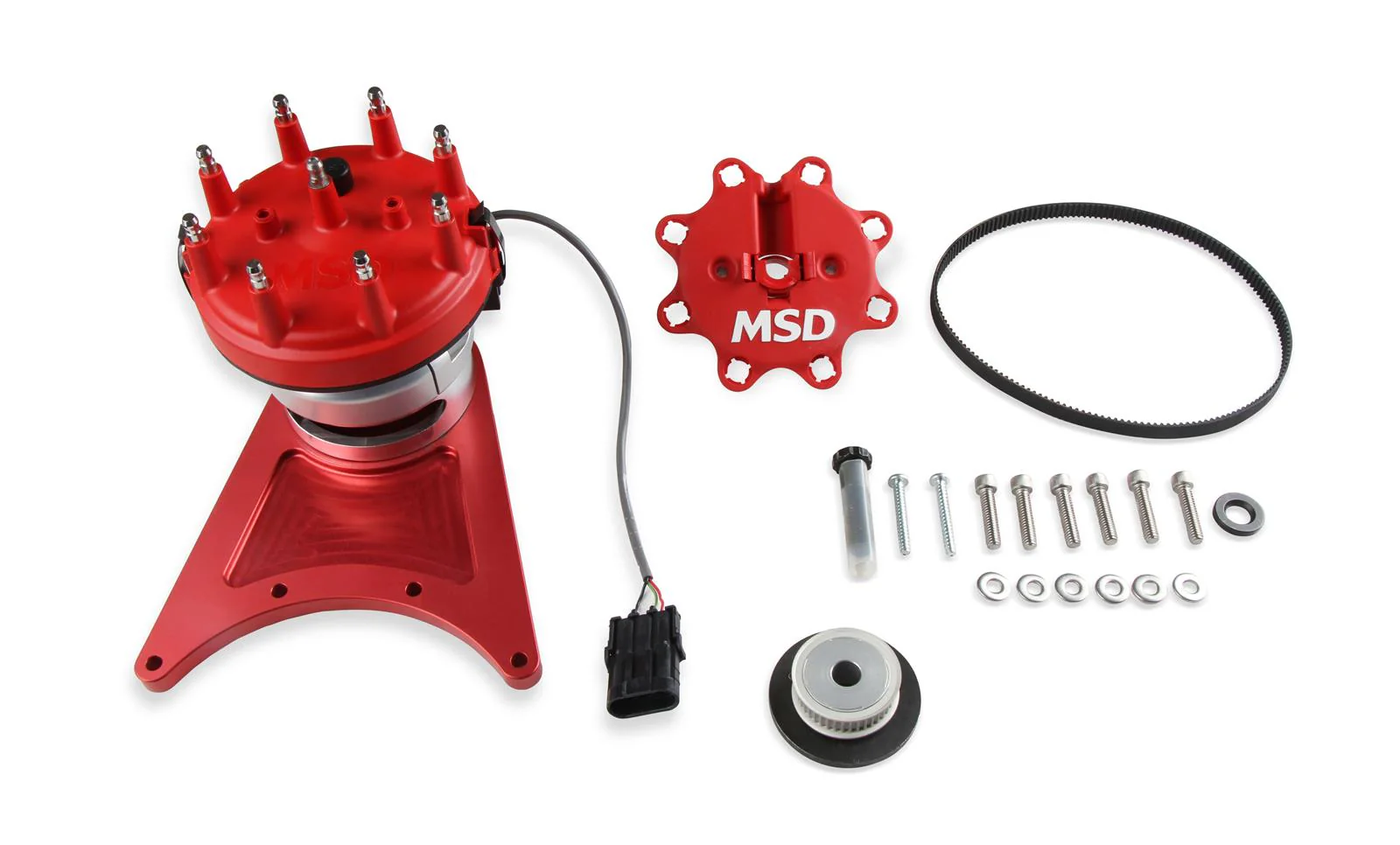 MSD Ignition 85201 FrontDrive Dist W/ ADJ. Hall Sensor, BBC