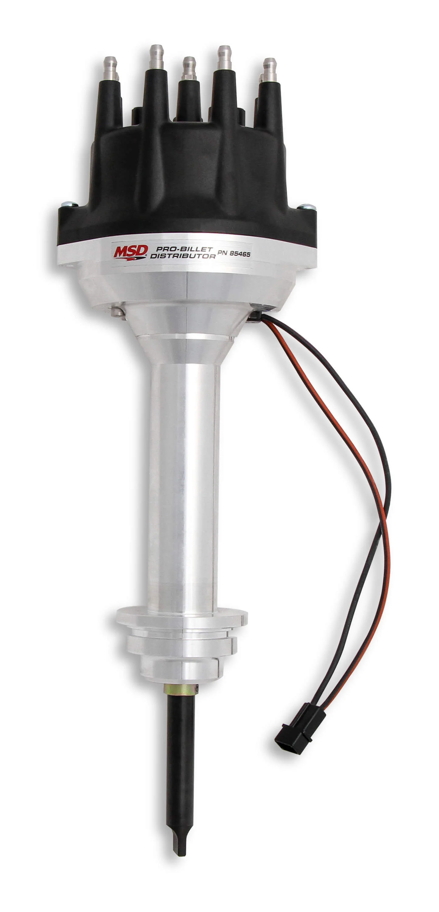 MSD Ignition 85465 Distributor, Chrysler 426,440 w/Blk Cap