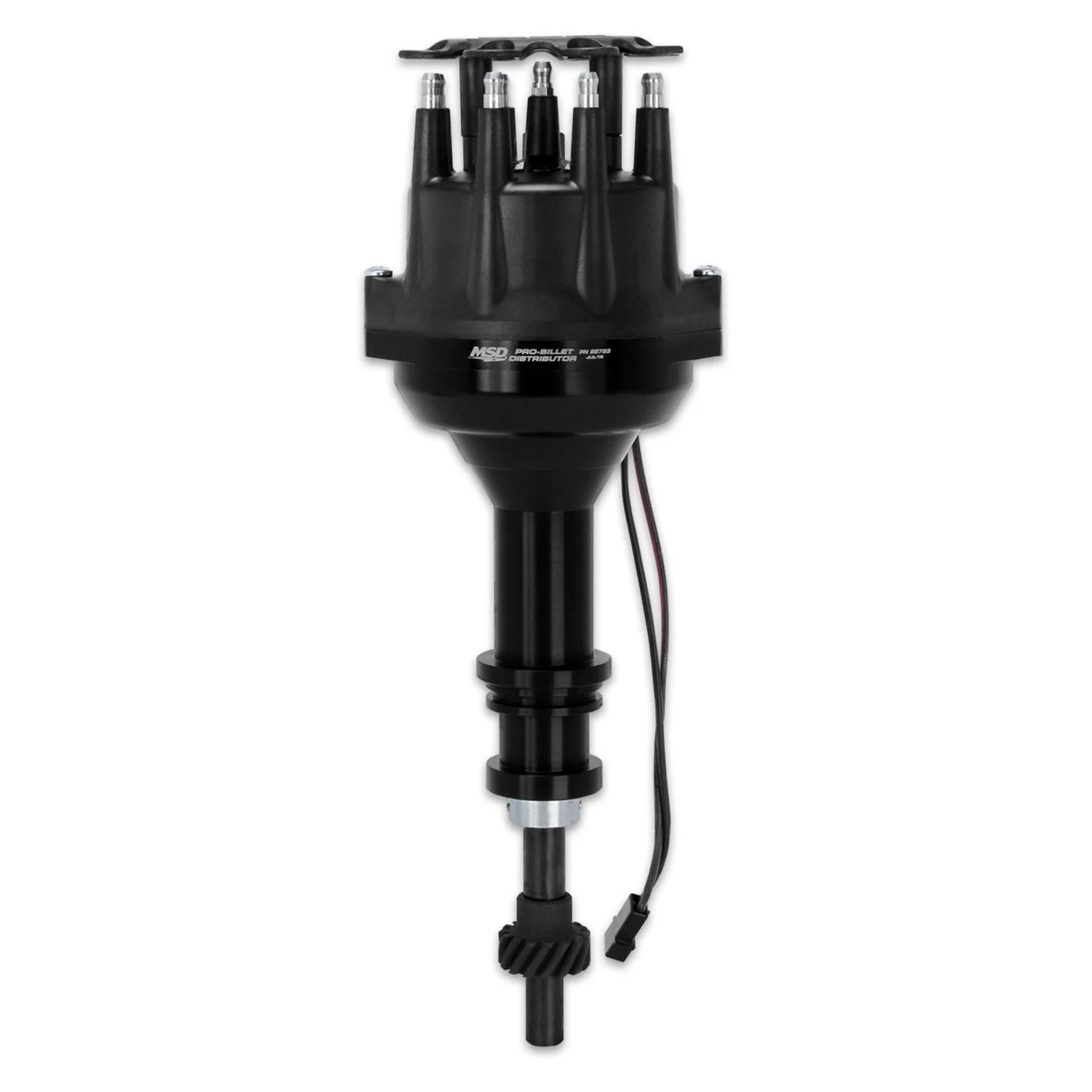 MSD Ignition 857831 Black Dist, Ford 351W,ProBllt,SML,STL GR
