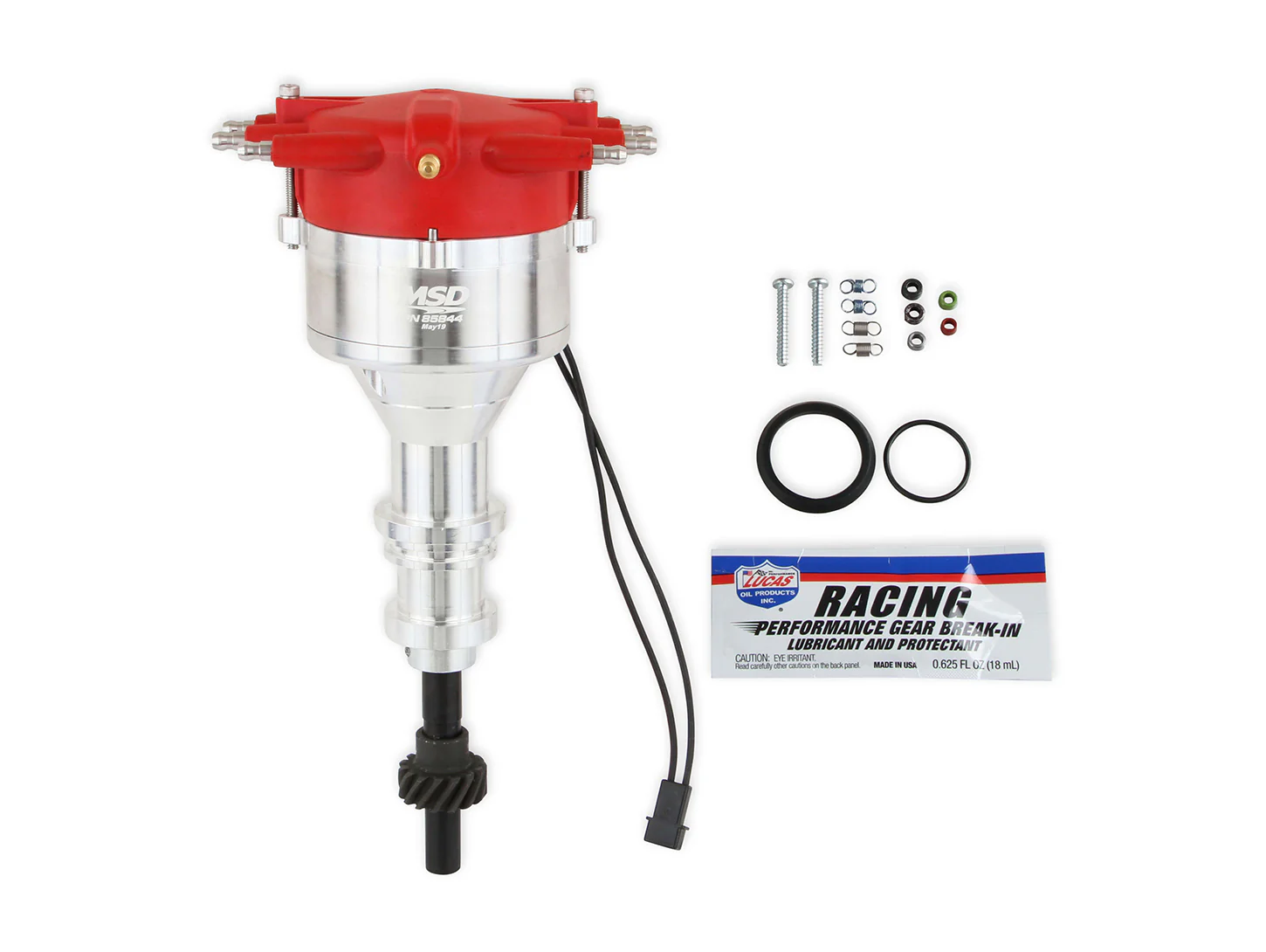 MSD Ignition 85844 Distributor, Ford 351W, Crab Cap