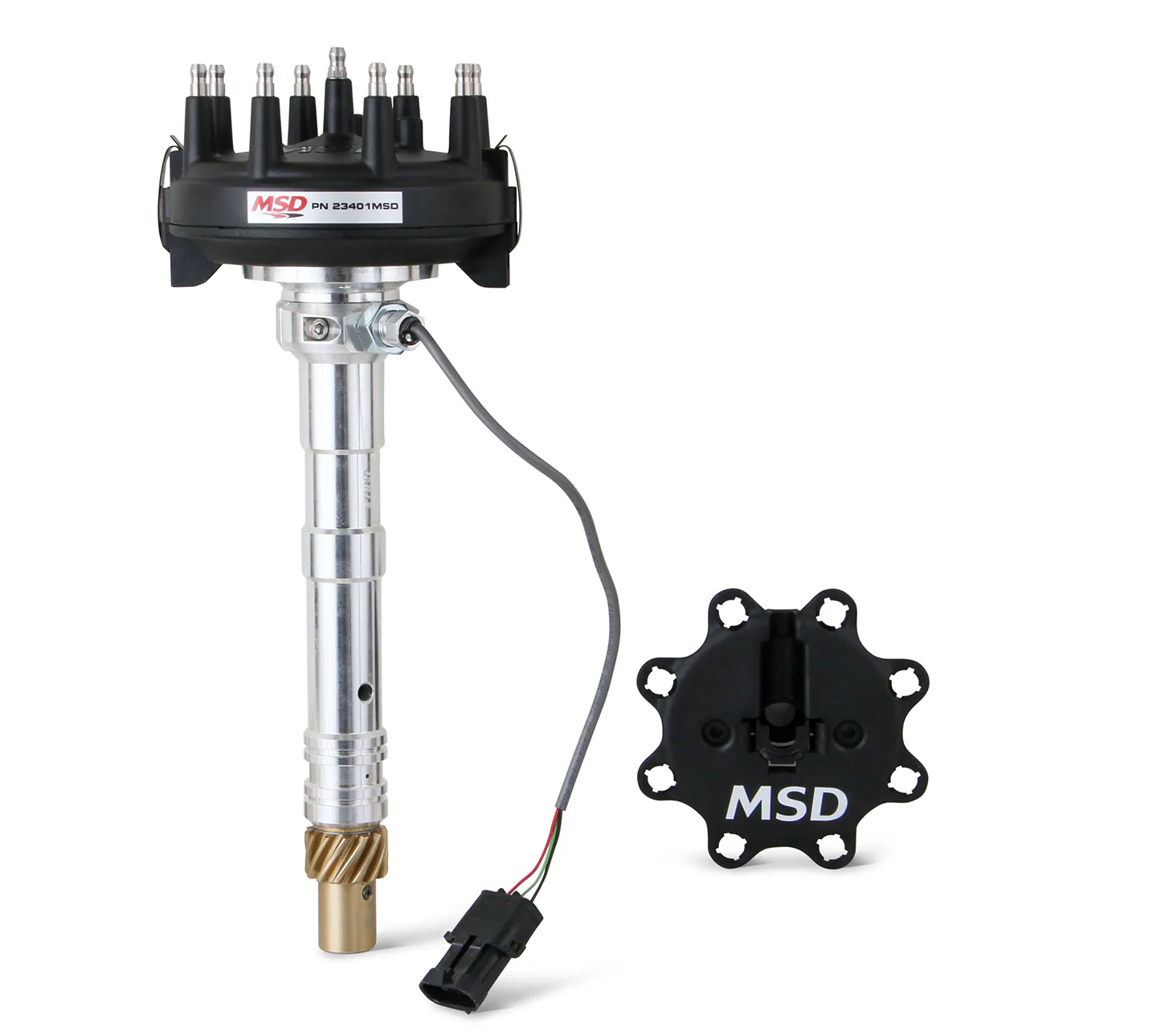 MSD 23401MSD Billet Distributor Crank Trigger - Chevy V8