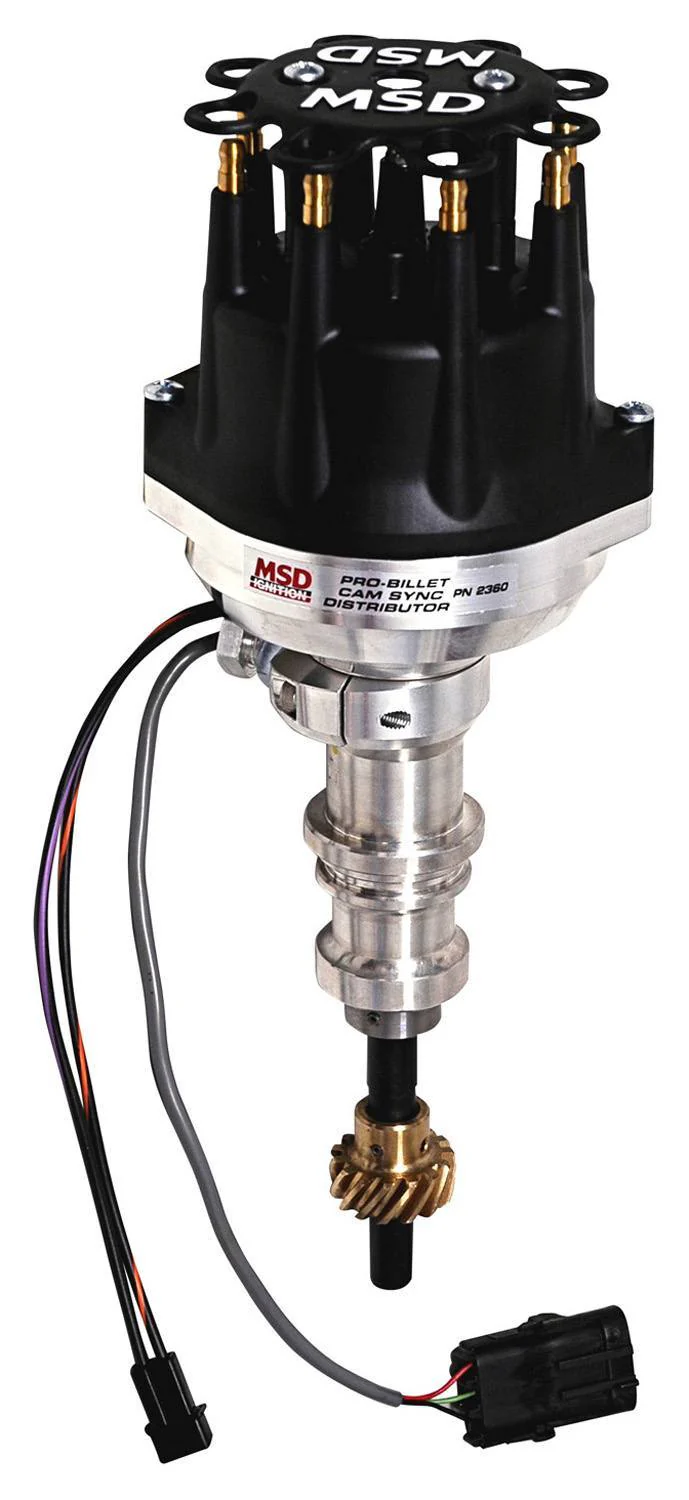MSD 2360 SBF Distributor - Cam Sync w/Bronze Gear