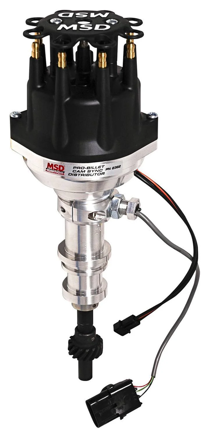 MSD 2362 SBF Distributor - Cam Sync w/Steel Gear