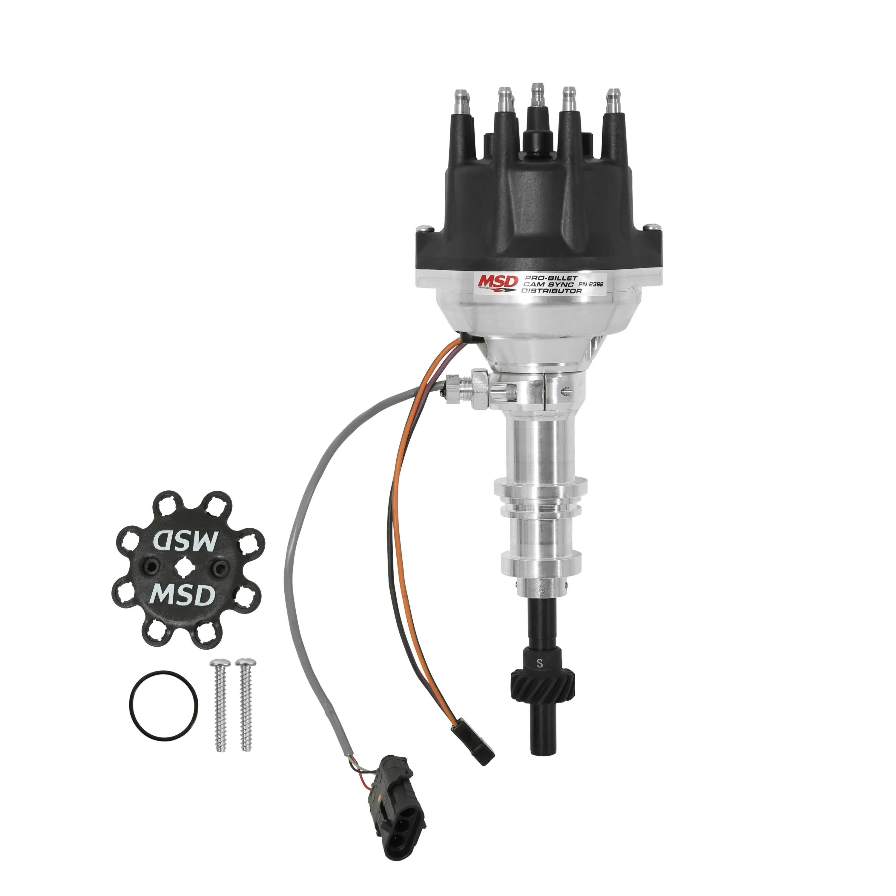 MSD 2362 SBF Distributor - Cam Sync w/Steel Gear - Image 2