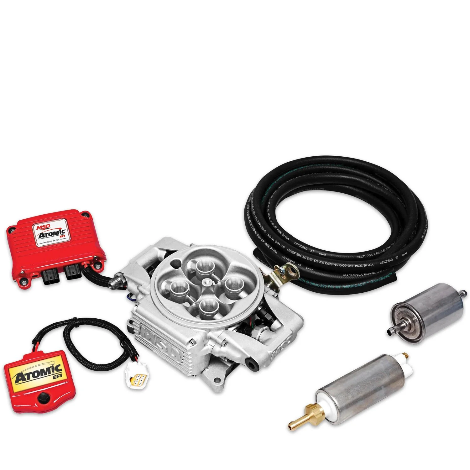 MSD 2900 Atomic EFI Master Kit w/Fuel Pump