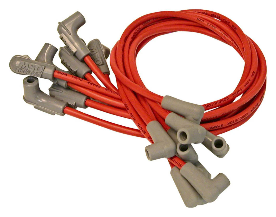 MSD Ignition 30829 8.5mm BBC Race Tailored Plug Wire Set