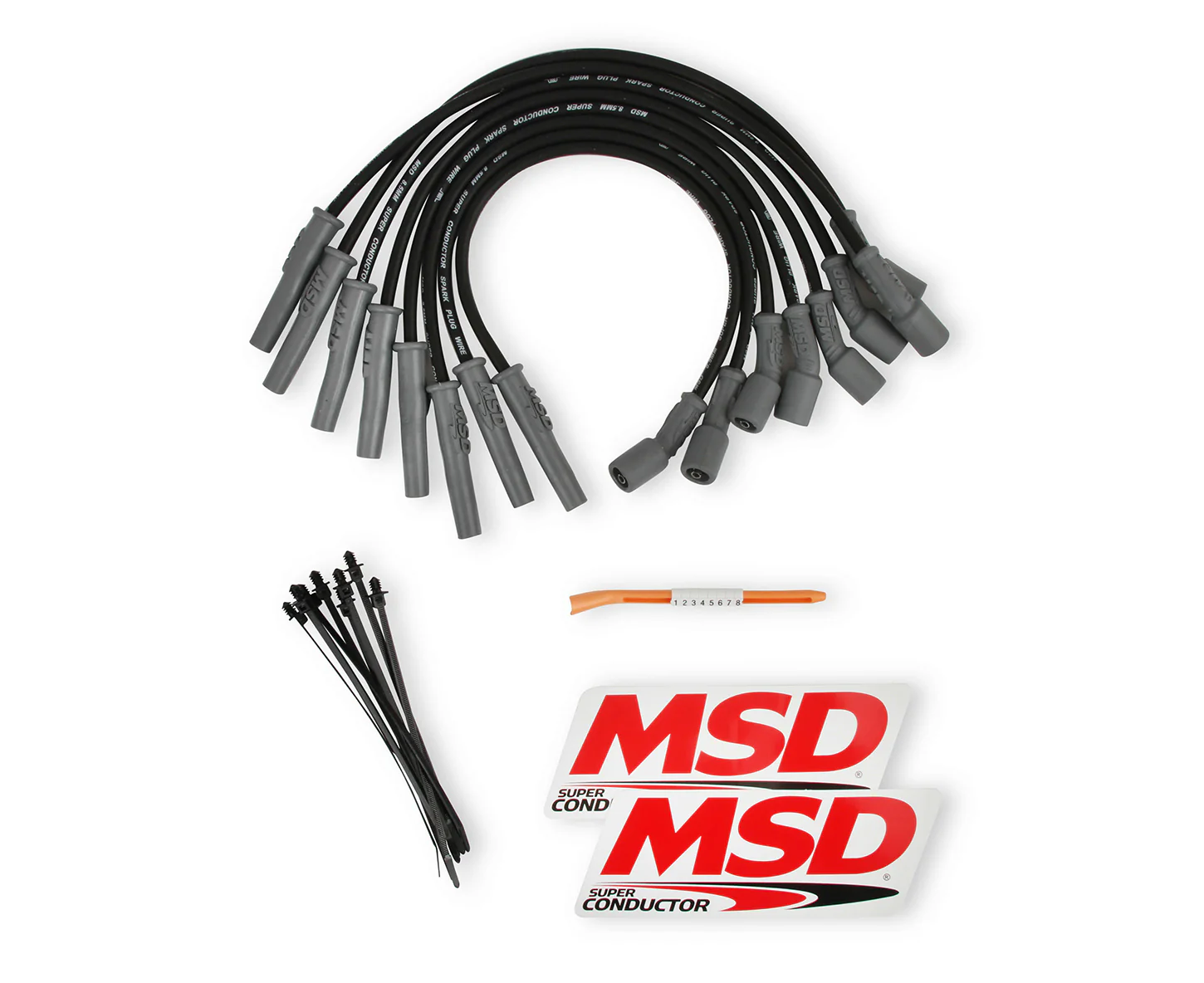 MSD 31633 8.5mm Plug Wire Set Ford Raptor 10-14 6.2L Black