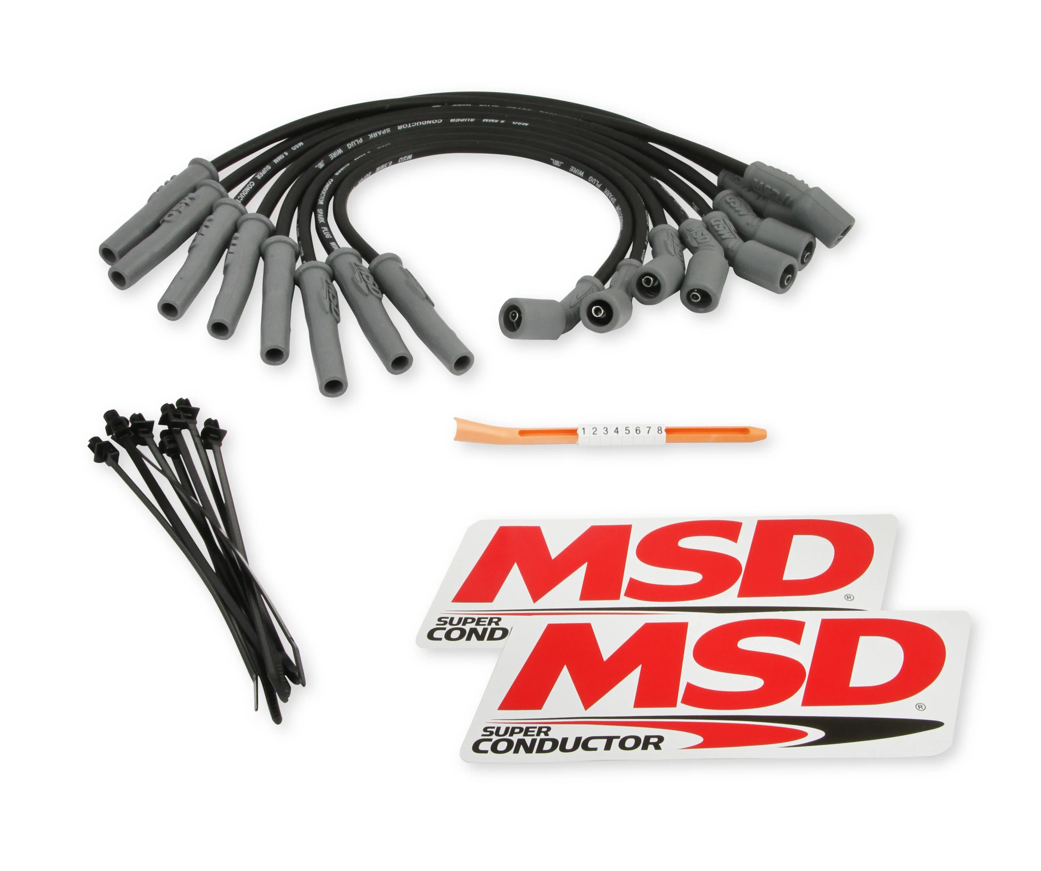 MSD 31633 8.5mm Plug Wire Set Ford Raptor 10-14 6.2L Black - Image 3