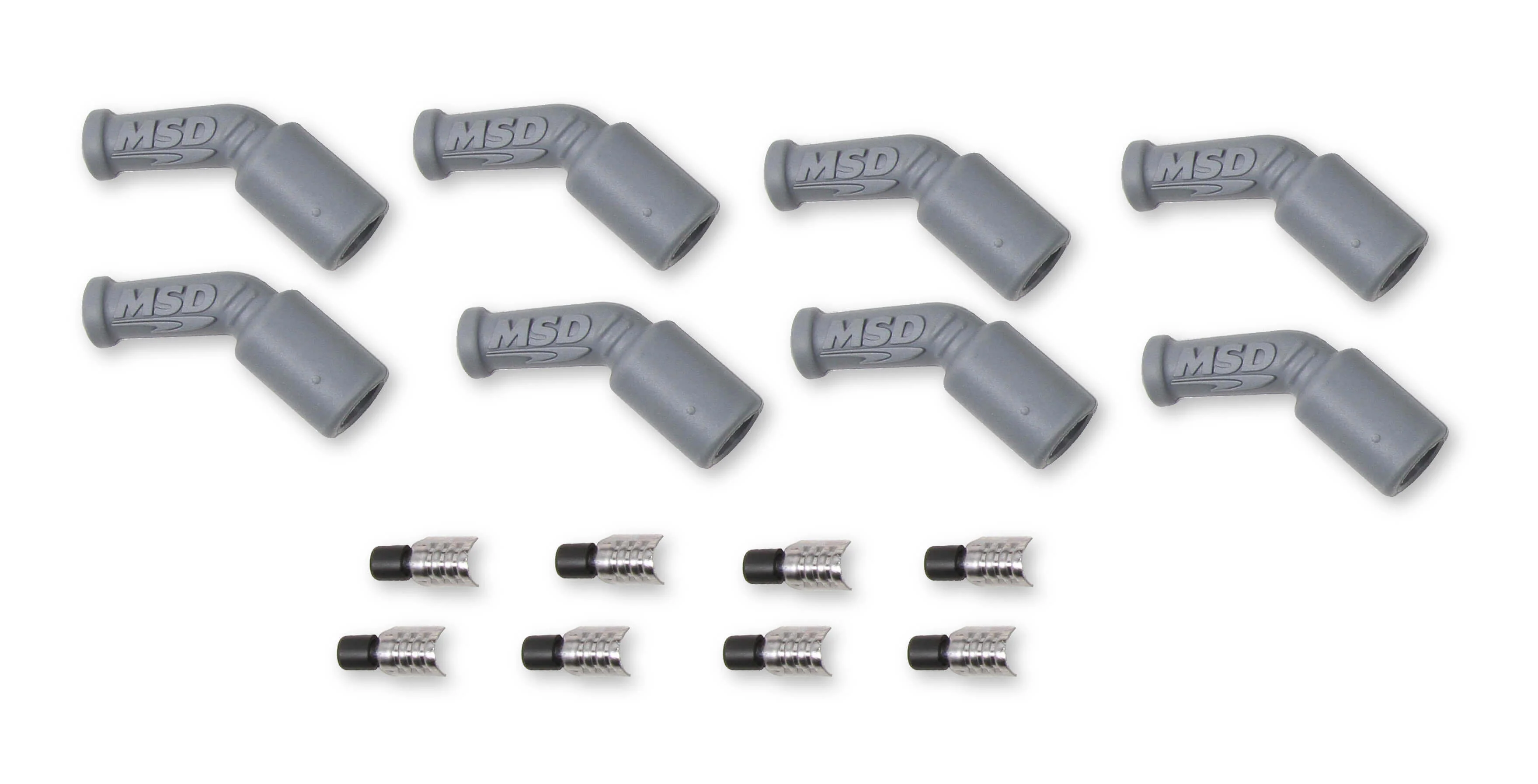 MSD 33048 LS1 45-Degree Spark Plug Boot and Terminal Set