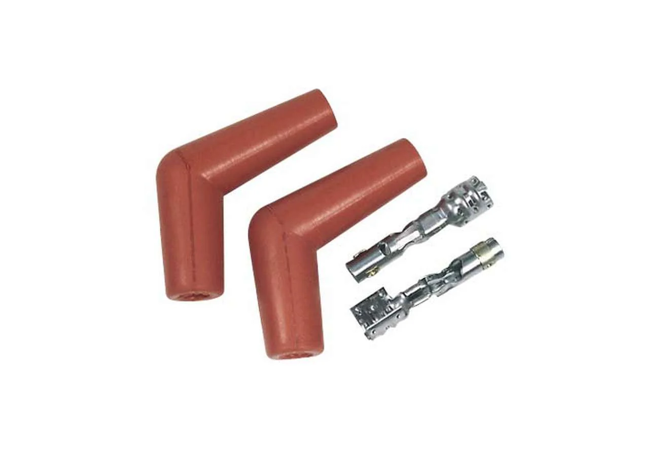 MSD 3326 Pro Race High Temp 115-Degree Spark Plug Boot and Terminal Set