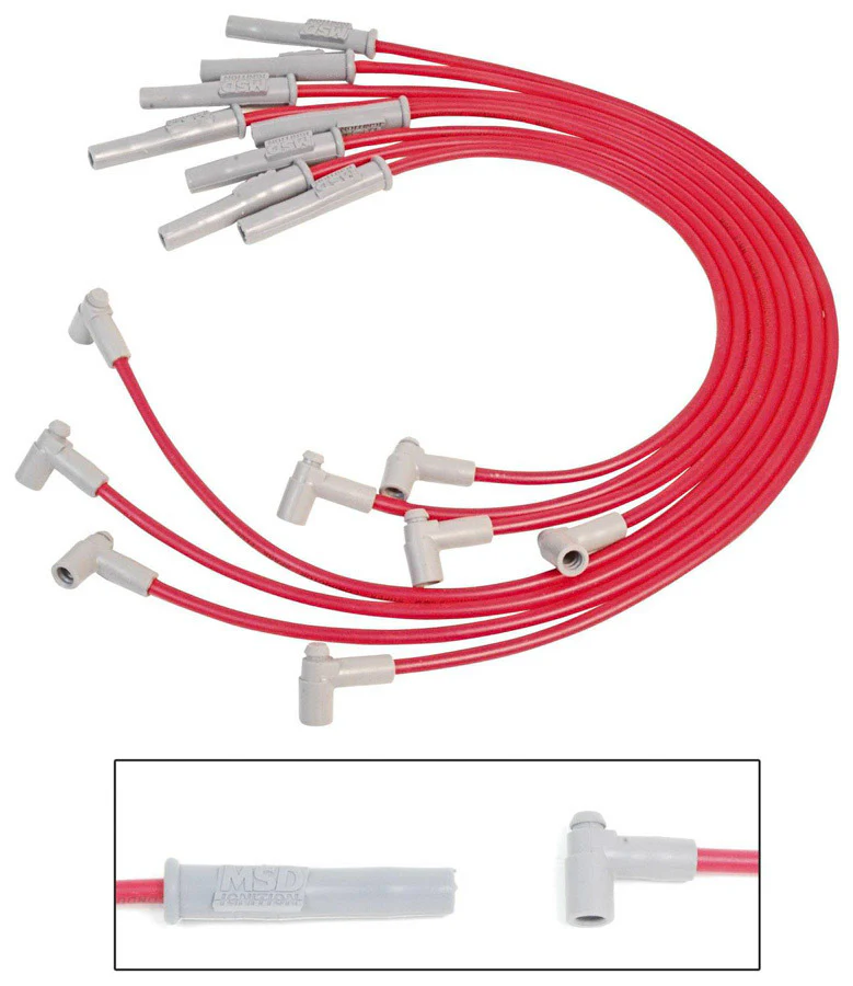MSD 35399 Super Conductor 8.5MM Spark Plug Wire Set 1969-79 Ford