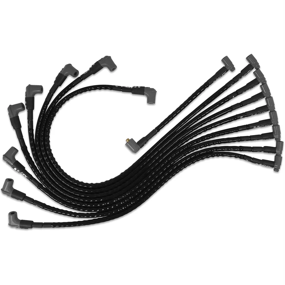 MSD 35591 Spark Plug Wire Set - SBC 8.5mm Sleeved Black
