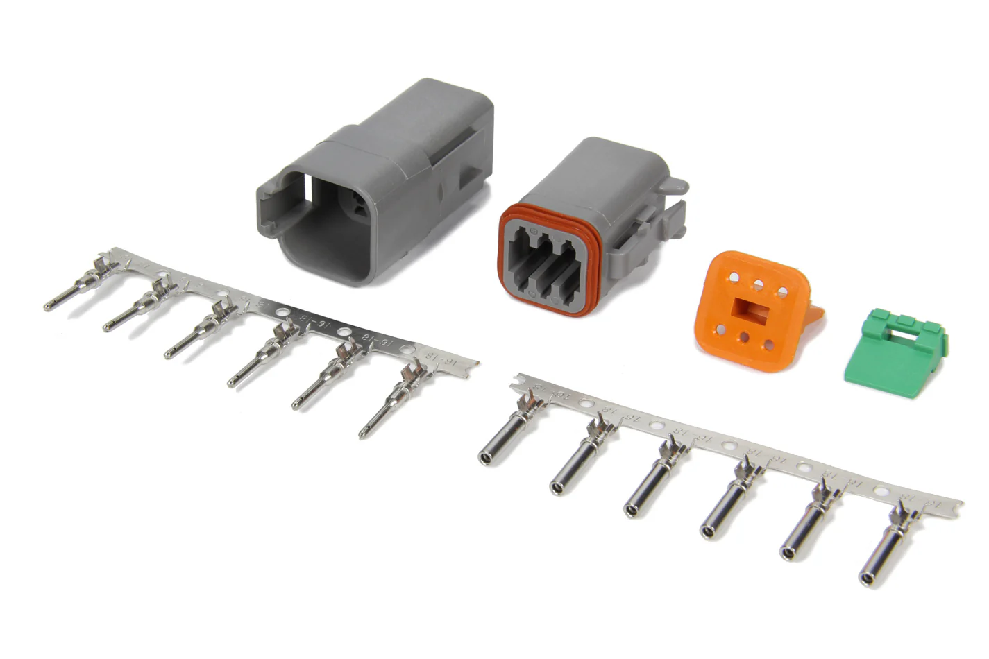 MSD 8180 Deutsch 6 Pin Connector 16/18 Gauge