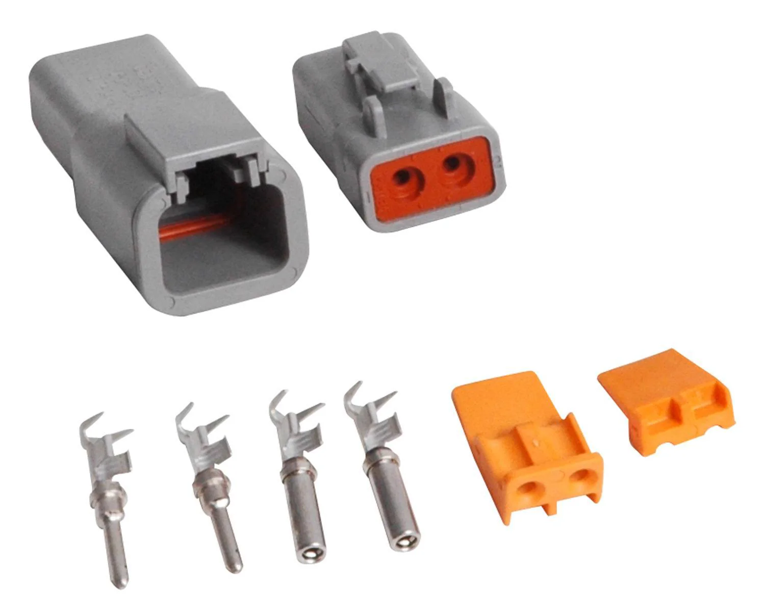 MSD 8184 Deutsch 2 Pin Connector 12/14 Gauge