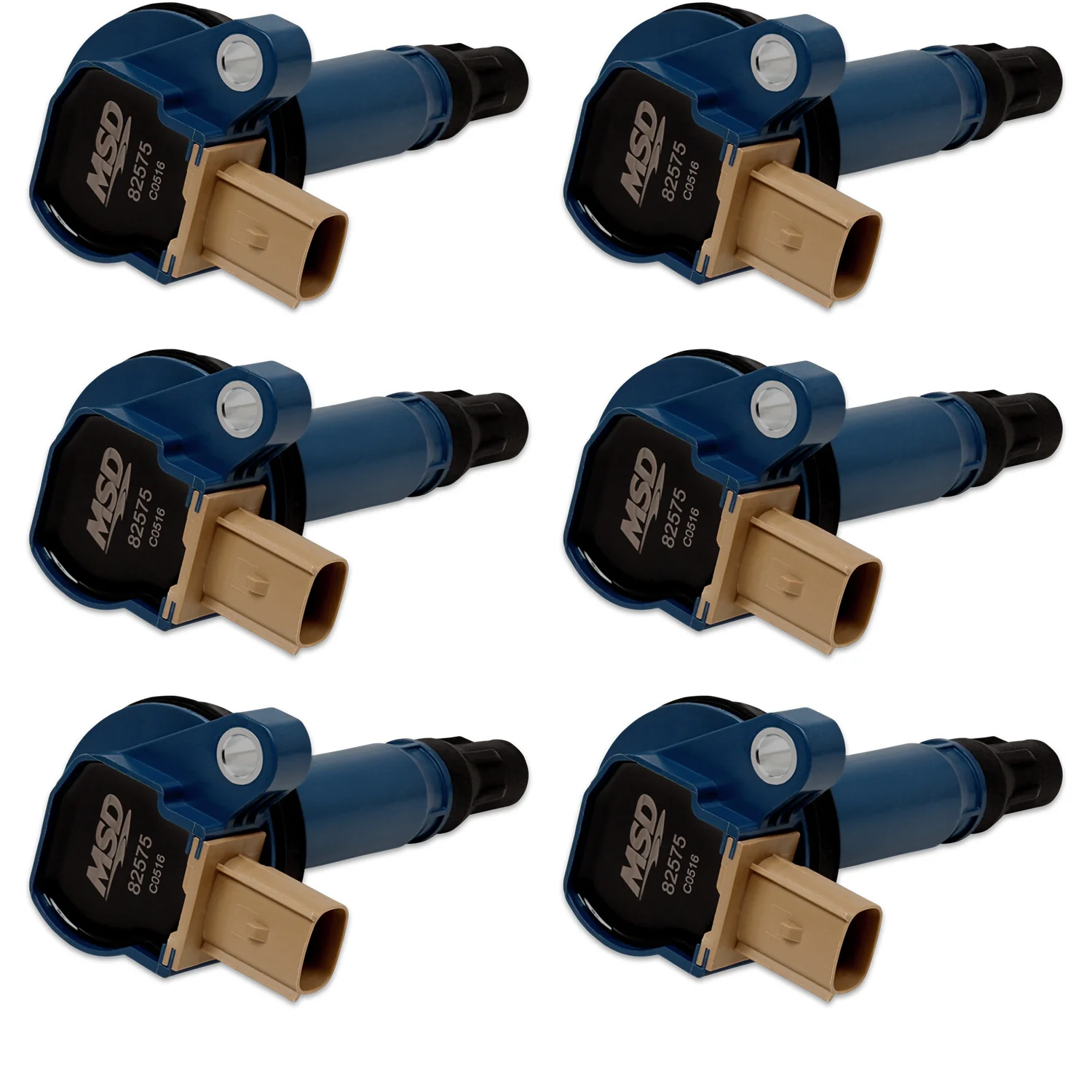 MSD 825765 Coils 6pk Ford Eco-Boost 3.5L V6 11-16 Blue