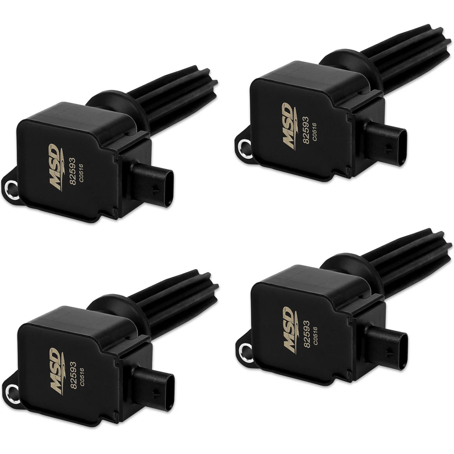 MSD 825943 Coil 4pk Ford Eco-Boost 2.0L/2.3L Black