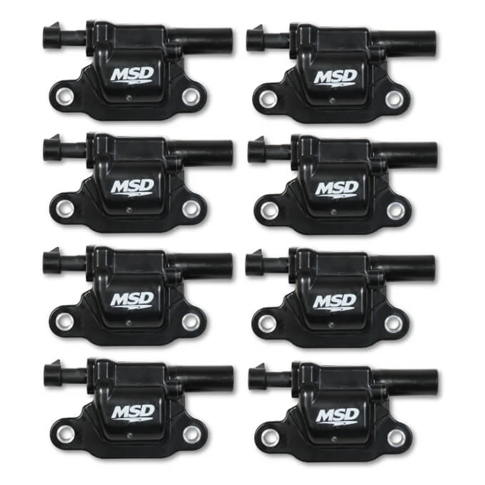 MSD 826683 Coil Black Square GM V8 2014-Up 8pk