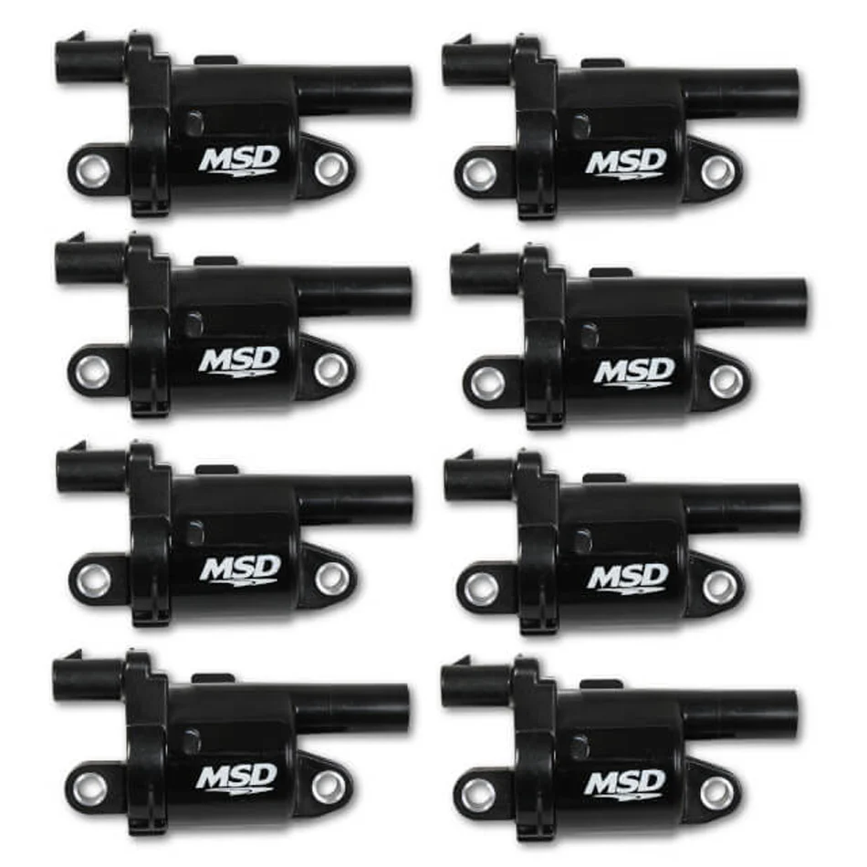 MSD 826883 Coil Black Round GM V8 2014-Up 8pk