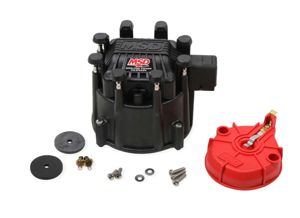 MSD 84025 Extreme Output GM HEI Cap/Rotor Kit Black