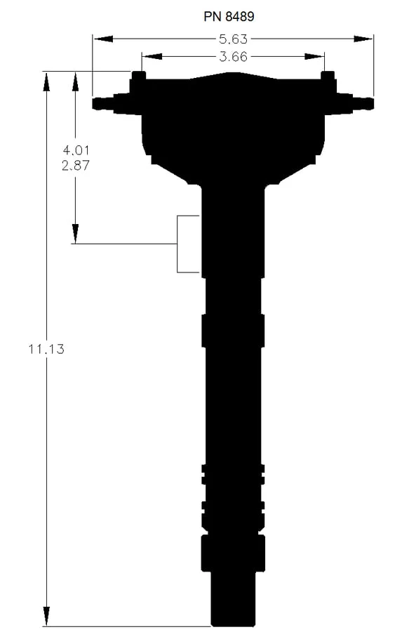 MSD 8489 Crank Trigger Crab Cap Distributor for Chevy - Image 2