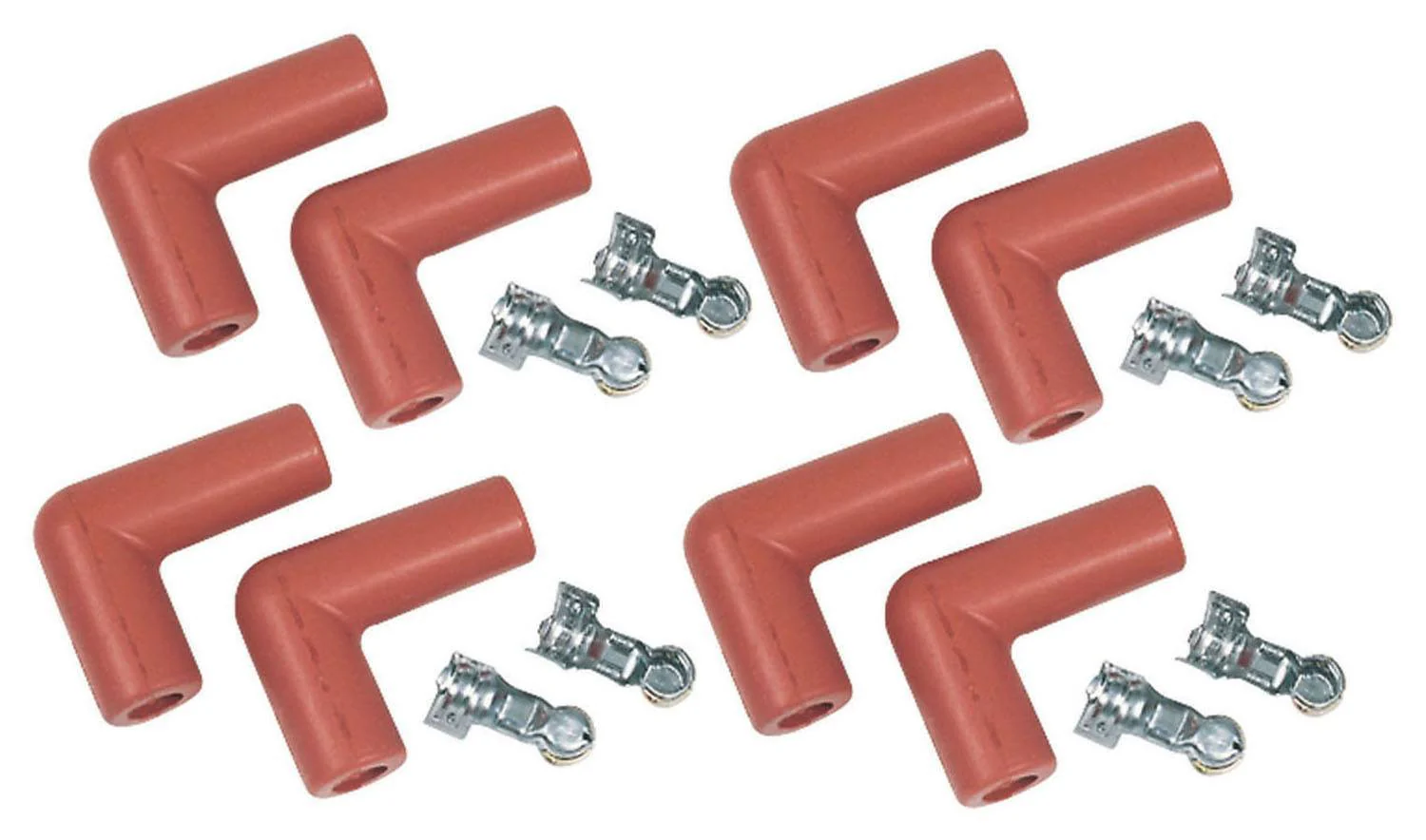 MSD 8852 Pro Race High Temp 90-Degree Spark Plug Boot and Terminal Set