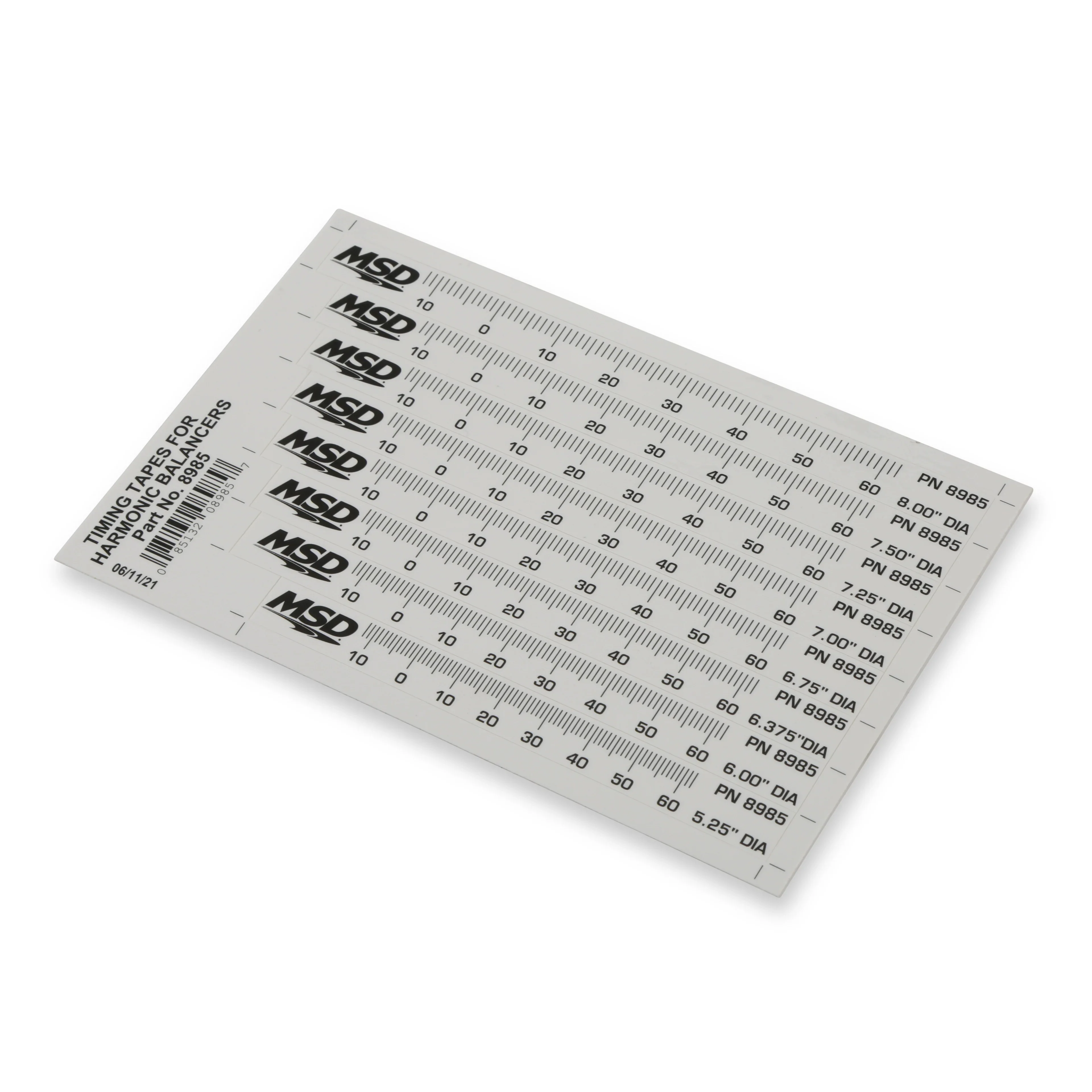 MSD 8985 Harmonic Balancer Timing Tape Kit, set of 8 - Image 3