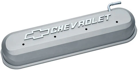 Proform 141-263 GM LS Valve Covers - Slant Edge - Cast Gray