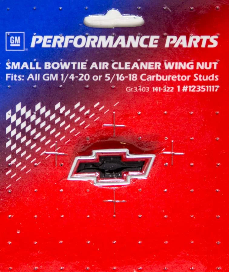 Proform 141-322 Air Cleaner Center Nut- Small Bowtie