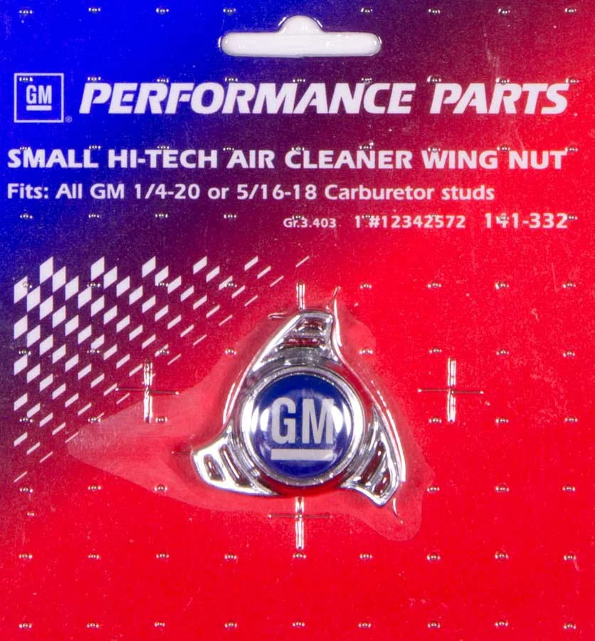 Proform 141-332 Air Cleaner Center Nut- Small Hi Tech GM Logo