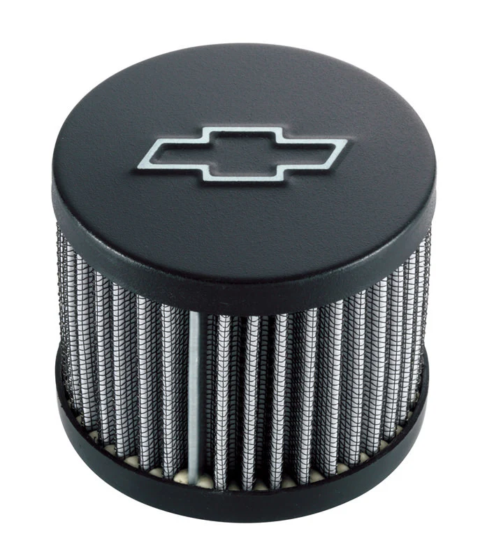 Proform 141-614 Valve Cover Breather, Push-In, 1.220 in., Steel, Black Crinkle, Each