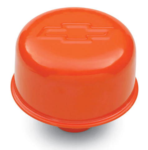 Proform 141-786 Valve Cover Breather, Push-In, 1.220 in., Steel, Orange Powder Coated, Each