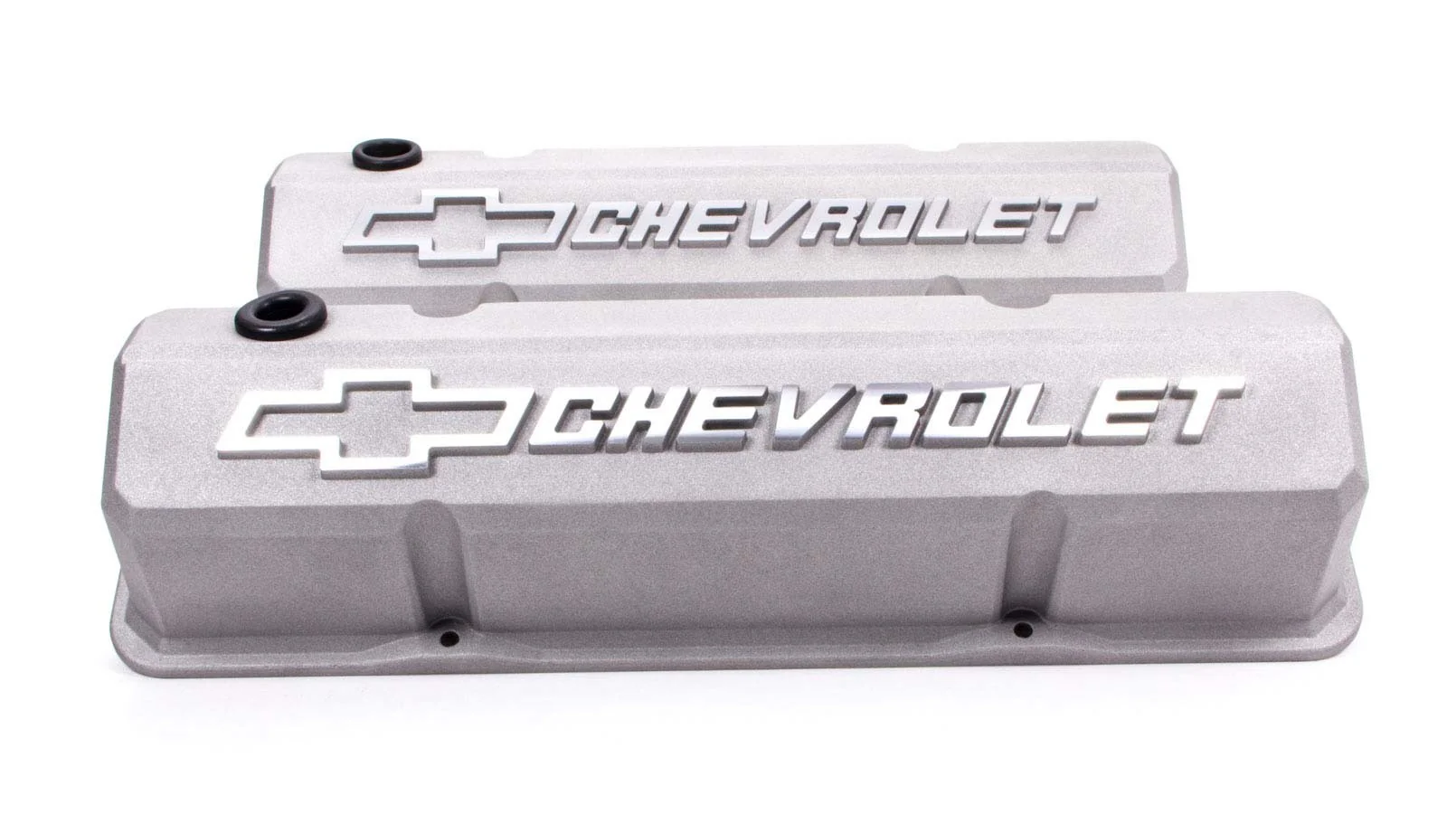 Proform 141-925 SBC Slant Edge Cast Gray V/C Tall Raised Logo