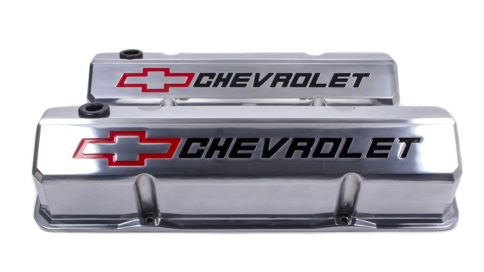 Proform 141-927 SBC Slant Edge Polished V/C Tall Recessed Logo
