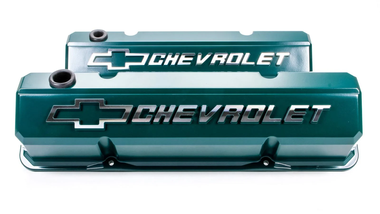 Proform 141-933 SBC Slant Edge V/C's - Die Cast - Green