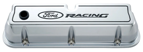 Ford Racing 302-002 Ford Racing Aluminum Valve Covers Chrome