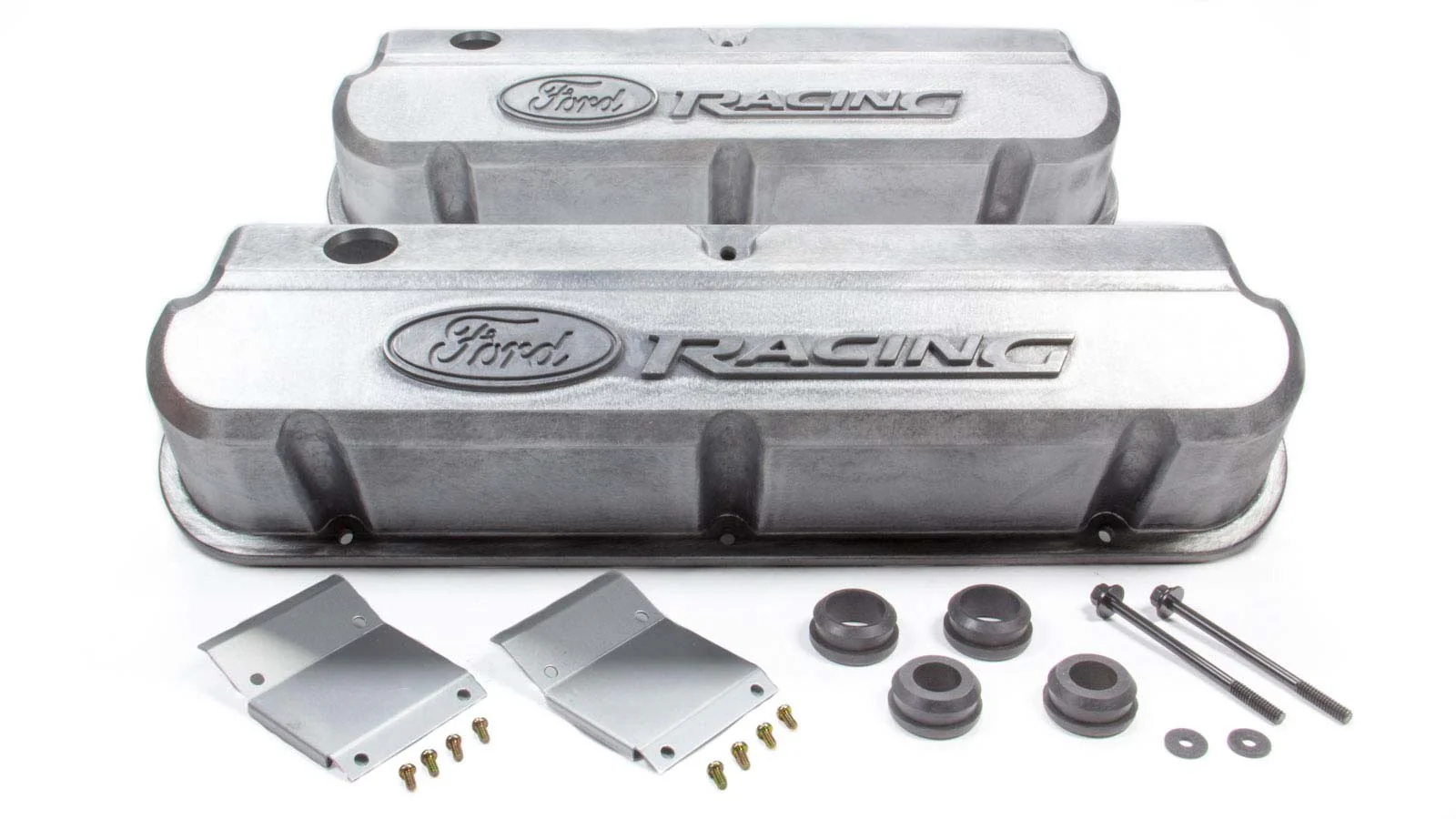 Ford Racing 302-146 Ford Racing Valve Covers Slant Edge Powdercoat
