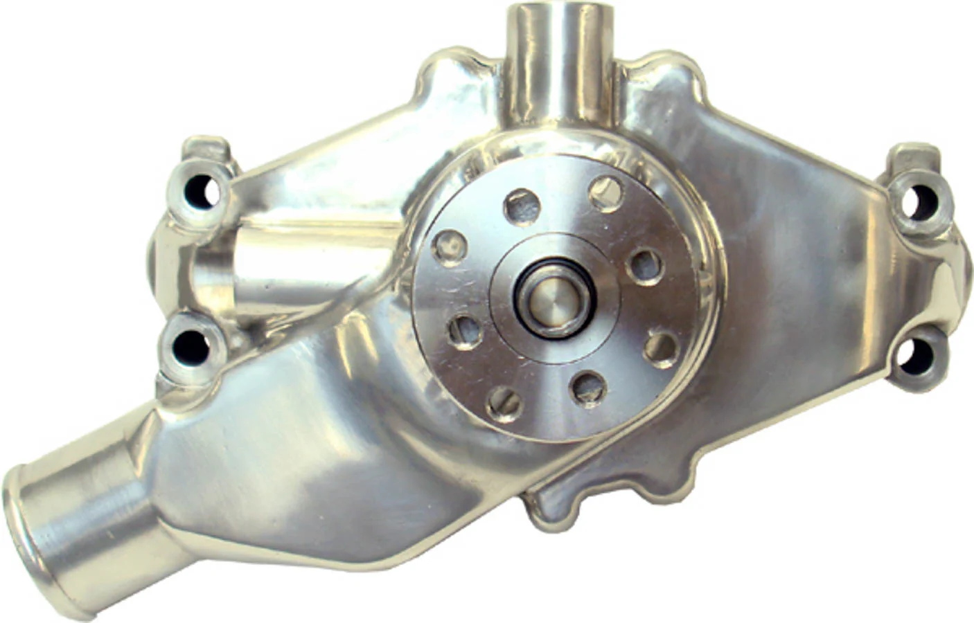 Proform 68244 SBC Aluminum Water Pump Short Polished