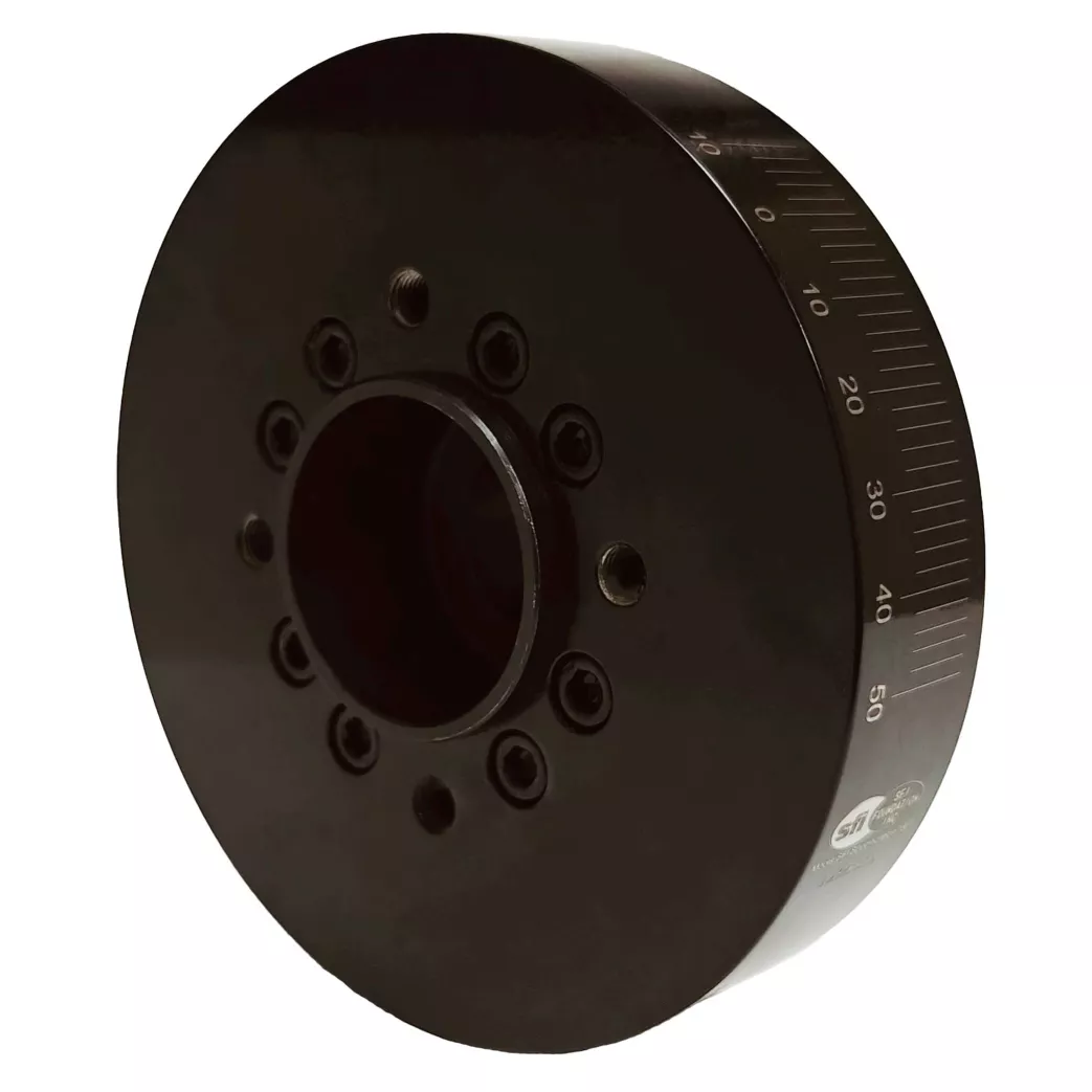 PRW Power 2530200 Elite Series SFI-Rated 6.54 Fluidgel Racing Damper Ford 289-351W 351C, Internal Balance