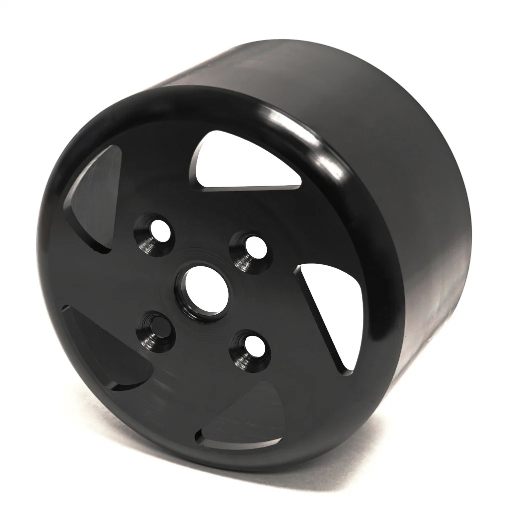 PRW Power 2634657 Pro Series Steel Water Pump Pulley GM LS Gen III/IV, Black
