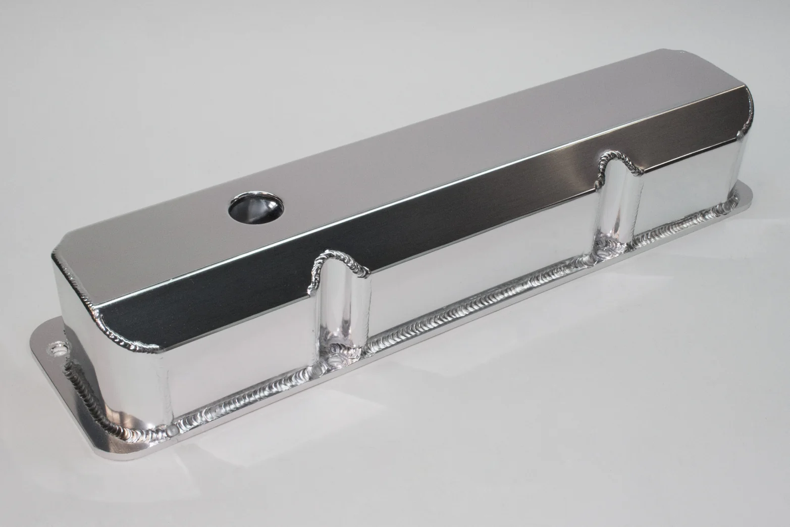 PRW Power 4039001 Aluminum Fabricated Valve Covers Ford FE 352-428, Polished
