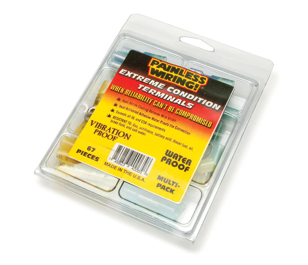 Painless Wiring 40065 Extreme Condition Wire Terminal Kit (67 pcs)