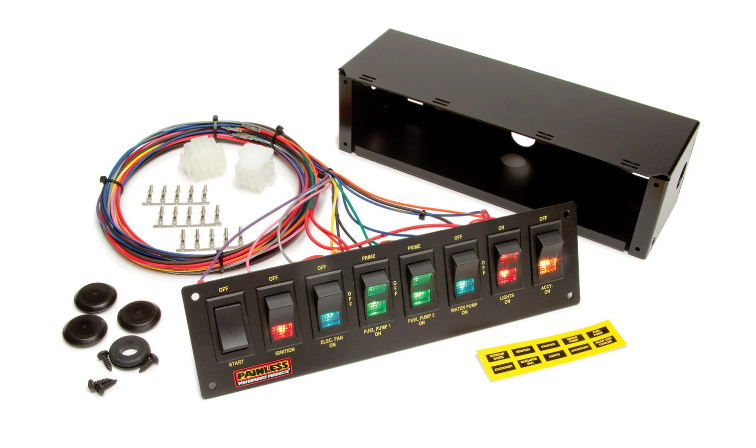 Painless Wiring 50202 8 Switch Roll Bar Panel