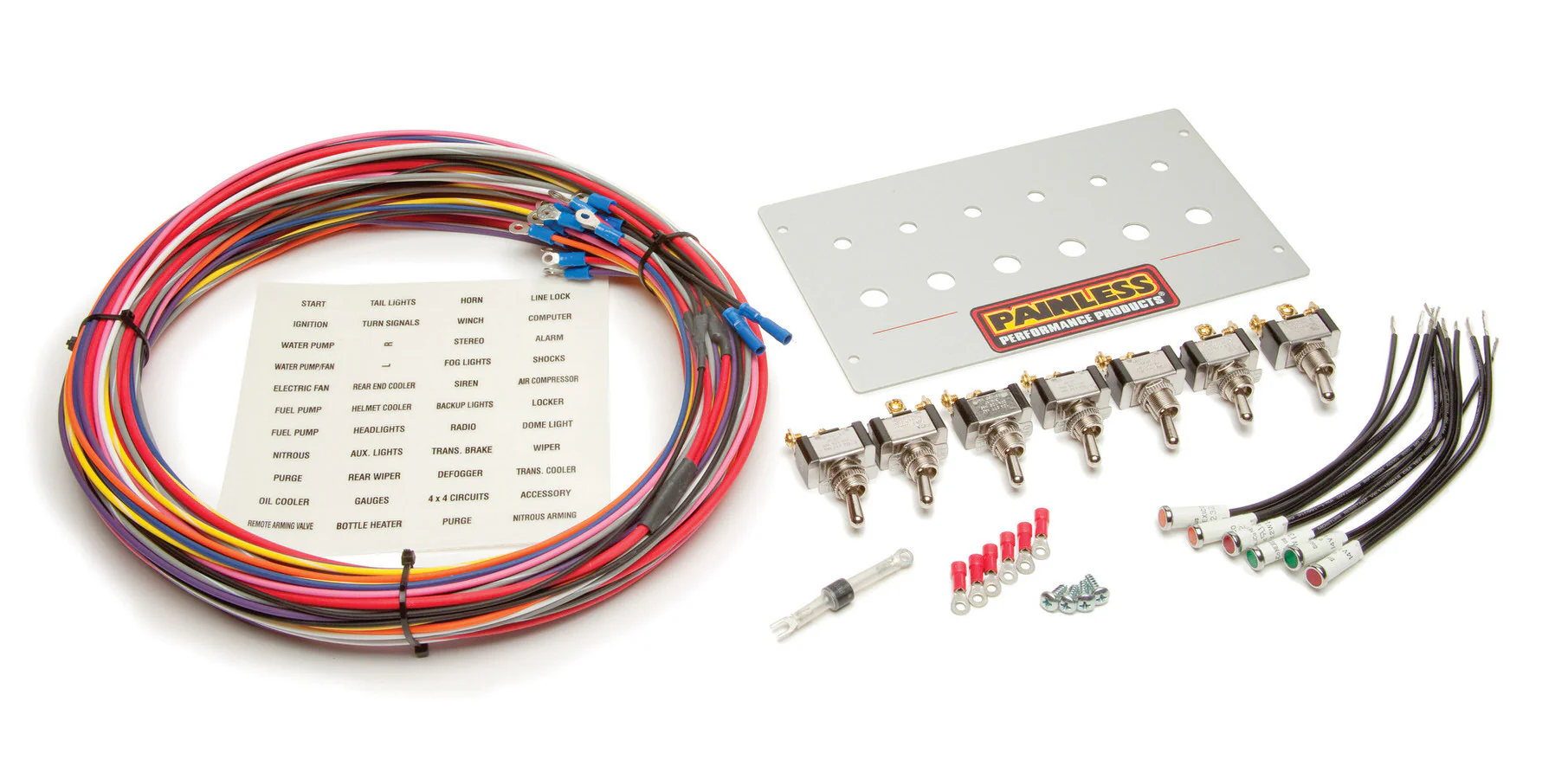 Painless Wiring 50421 87-93 Mustang Radio Mount Rocker SwitchPanel