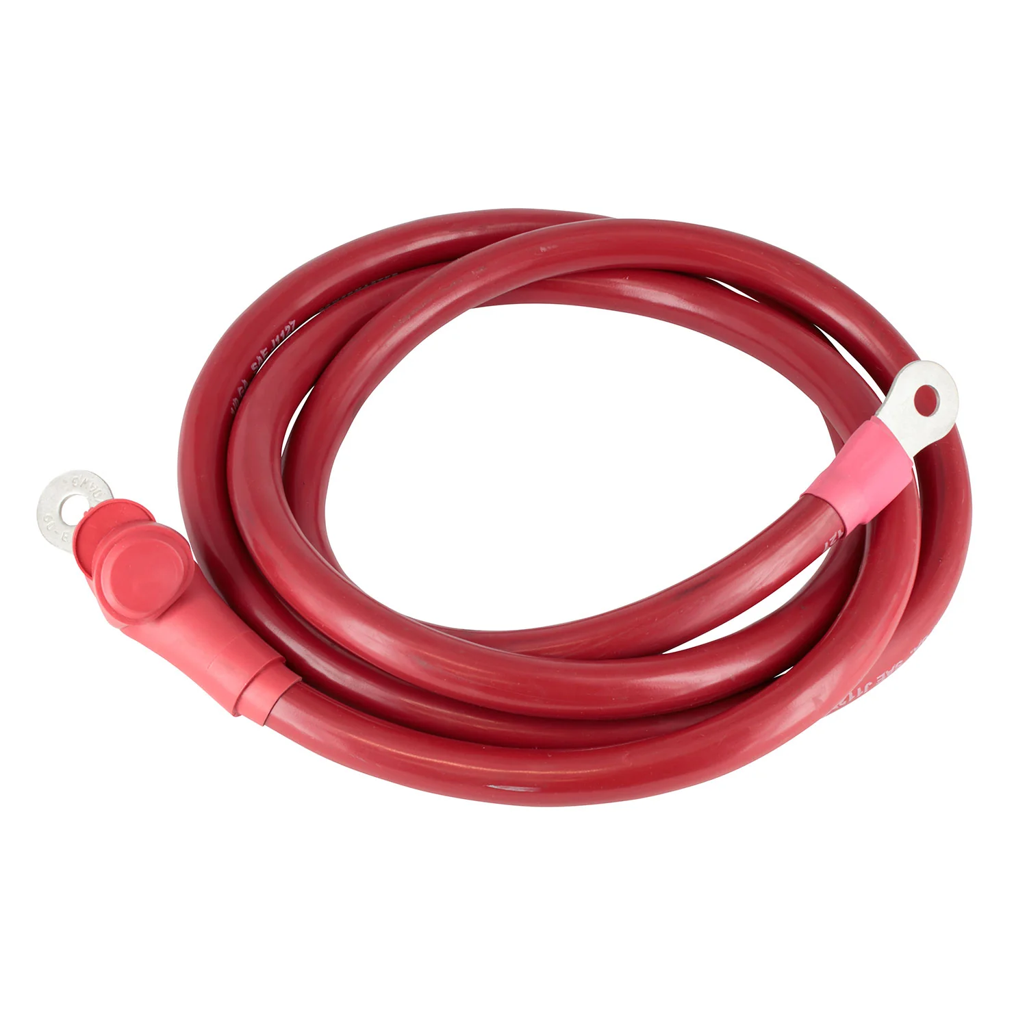 Powermaster 1-506 Alternator Charge Wire 0-Gauge 6 Foot with 5/16 Eyelets