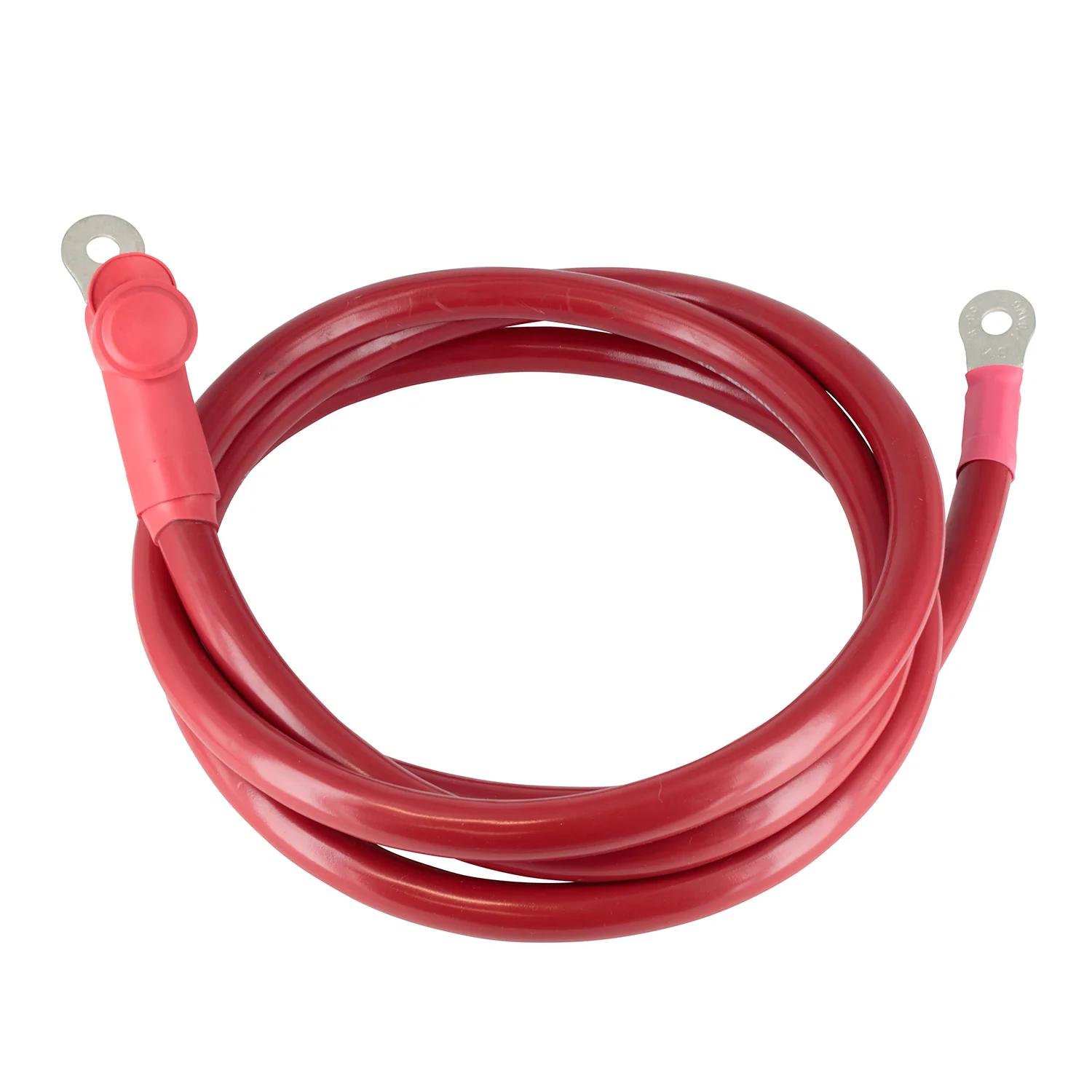 Powermaster 1-507 Alternator Charge Wire 0-Gauge 7 Foot with 5/16 Eyelets